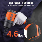 Load image into Gallery viewer, SucceBuy Lightweight 4.6 lb Design Pneumatic Impact Gun with 11-PCS 1/2-Inch Drive CR-V Steel Impact Socket Set &amp; Carrying Case
