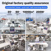 Load image into Gallery viewer, Potato Chips Metal Detector Automatic Food Conveyor Belt System Industrial Snack Production Line Inspection Equipment
