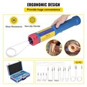 Bild in Galerie-Viewer laden, Amocart Magnetic Induction Heater Kit 1KW 110V/220V Handheld Comfort Grip for Automotive Flameless Heat 8/10 Coil Removing Bolt

