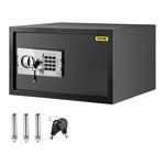 SucceBuy Electronic Safe Deposit Box Secret Hidden Piggy Bank Digital Access &Override Keys for Store Money Gun Jewelry Document