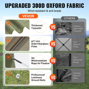 Load image into Gallery viewer, Pop Up Gazebo Tent, Pop-Up Screen Tent 6 Sided Canopy Sun Shelter with 6 Removable Privacy Wind Cloths &amp; Mesh Windows
