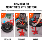 Load image into Gallery viewer, SucceBuy Portable Manual Tire Changer Bead Breaker Tool Portable Hand Bead Breaker Mounting Tool for Car Truck Motorcycle Garage
