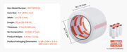 Bild in Galerie-Viewer laden, SucceBuy 6/24 Rolls 7.6CM 70M High Viscosity Clear Adhesive Tape Transparent Packaging Tape for Office Wrapping Express Packing
