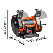 Bild in Galerie-Viewer laden, Amocart Jewelry Polisher Buffer Brushless Adjustable Speed Mini Multi-purpose Bench Grinder Polishing Machine for Gemstones
