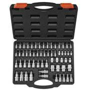Load image into Gallery viewer, SucceBuy Torx Bit Socket and External Torx Socket Set 60-Piece T6-T70 TT6-TT70 TP8-TP60 E4-E24 S2 Alloy Steel and Cr-V Steel
