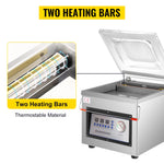 Amocart DZ-260C Chamber Vacuum Sealer Kitchen Food Packing Sealing Machine 110V Packaging for Food Saver Home Commercial Using