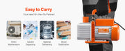 Load image into Gallery viewer, Amocart Vacuum Pump &amp; Oil Bottle 3.5CFM/4CFM/5CFM 1-Stage or 6CFM 9CFM 2-Stage, R134a R22 R410a Systems Conditioner Maintenance

