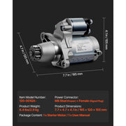 Load image into Gallery viewer, SucceBuy Starter 17841 Motor Replacement Compatible with Pontiac Vibe L4 1.8L 2003-2008 Toyota Corolla/Matrix L4 1.8L 2003-2008
