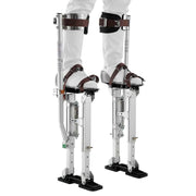 Load image into Gallery viewer, Amocart 228 lbs Drywall Stilts 16.1–24.1in Adjustable Aluminum Painter Stilts Non-Slip Rubber Feet Dual Spring Shock Absorption
