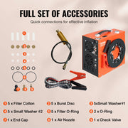Load image into Gallery viewer, Amocart PCP Air Compressor 4500PSI/30Mpa Portable Airgun Compressor Built-in Converter Auto-Stop for Rifle Scuba Diving Bottle
