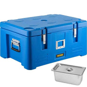 Charger l'image dans la visionneuse de galerie, SucceBuy 30L Insulated Cabinet 3 Pans Food Carrier Food Delivery Container Box Top Loader Outdoor Refrigerating Cabin
