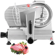 Load image into Gallery viewer, SucceBuy Meat Slicer 8/10inch Carbon Steel Blade Electric Deli Food Slicer Adjustable Thickness Commercial Home Cut Meat Cheese
