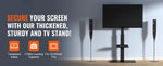 Amocart TV Stand Mount Swivel Tall TV Stand for 32 to 85 inch TV Height Adjustable Portable Floor TV Stand Max VESA 600 x 800mm