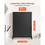 SucceBuy Pegboard Display Stand 17x13 in Tabletop Pegboard Display Stand Thickened Cold-Rolled Steel Peg Board Panel for Grocery
