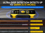 FNIRSI WD-01 WD-02 Metal Detector Wall Scanner with Newly Designed Positioning Hole for AC Live Cable Wires Metal Wood Stud Find