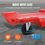 SucceBuy Mechanic Plastic Creeper Automotive Rolling Garage Creeper with Molded Ergonomic HDPE Body Padded Headrest for Garage