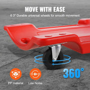 Load image into Gallery viewer, SucceBuy Mechanic Plastic Creeper Automotive Rolling Garage Creeper with Molded Ergonomic HDPE Body Padded Headrest for Garage - AMOCART
