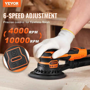 Load image into Gallery viewer, Amocart Random Orbital Sander 350W Brushless Orbital Sander 10000PRM 6 Variable Speed Sanding Machine for Woodworking Detailing
