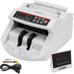Amocart 1000Pcs/Min Money Counter Business Cash Register Euros Bills Fake Banknote Detector by UV & MG Function for Banks Shops