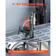 Load image into Gallery viewer, Amocart Pipe Notcher 1/2 to 2-inch Tubing Notcher with 0 to 60° Adjustable Angle Pipe and Tube Notching Tool for Repair Shops
