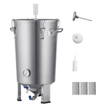 SucceBuy 8 16 GALLON Beer Brew Fermentor Brew Bucket Fermentor for Brewing Home Brewing Supplies with Base Kettle Stock Pot
