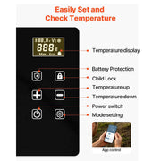Load image into Gallery viewer, Succebuy 15-55L Portable Cooler Electric Compressor 12V/24V DC 110-240V AC Freezer Refrigerator for Home - AMOCART
