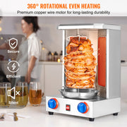 Load image into Gallery viewer, SucceBuy Shawarma Grill Machine13 lbs Chicken Shawarma Cooker Gas Vertical Broiler Gyro Rotisserie Oven Doner Kebab for Home - AMOCART
