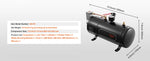 Amocart 12V Air Compressor with Tank 0.8 Gal Train Horn Air Compressor 120 psi Working Pressure Onboard Air Compressor System