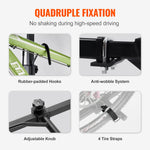 SucceBuy Hitch Mount Bike Rack, 2/4-Bike Platform Style 80/160/150 LBS Bike Rack Hitch Titling and Folding Bike Carrier for Car