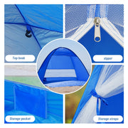 Load image into Gallery viewer, PAKICETUS Lightweight Pop Up Beach Tent with Carry Bag, Quick Setup Sun Shade Shelter Portable Outdoor Cabana Tent for Beach Vacation Outdoor Travel Lovers
