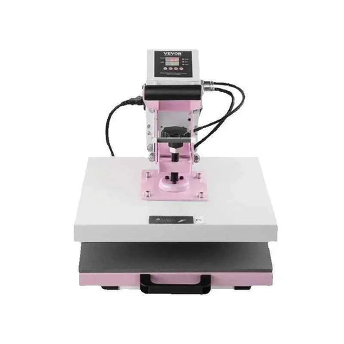 SucceBuy Heat Press 15 x 15 in Heat Press Machine Slide Out Heat Transfer Machine Fast Even Heating 2-Layer Insulation Cotton