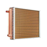 Amocart Heat Exchanger Water to Air 18"x 20" for Outdoor Wood Furnaces Residential Heating and Cooling and Forced Air Heating
