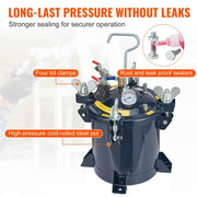 Load image into Gallery viewer, Amocart 10L Spray Paint Pressure Pot Tank Air Paint Pressure Pot Metal Rack Leak Repair Sealant for Industry Home Construction
