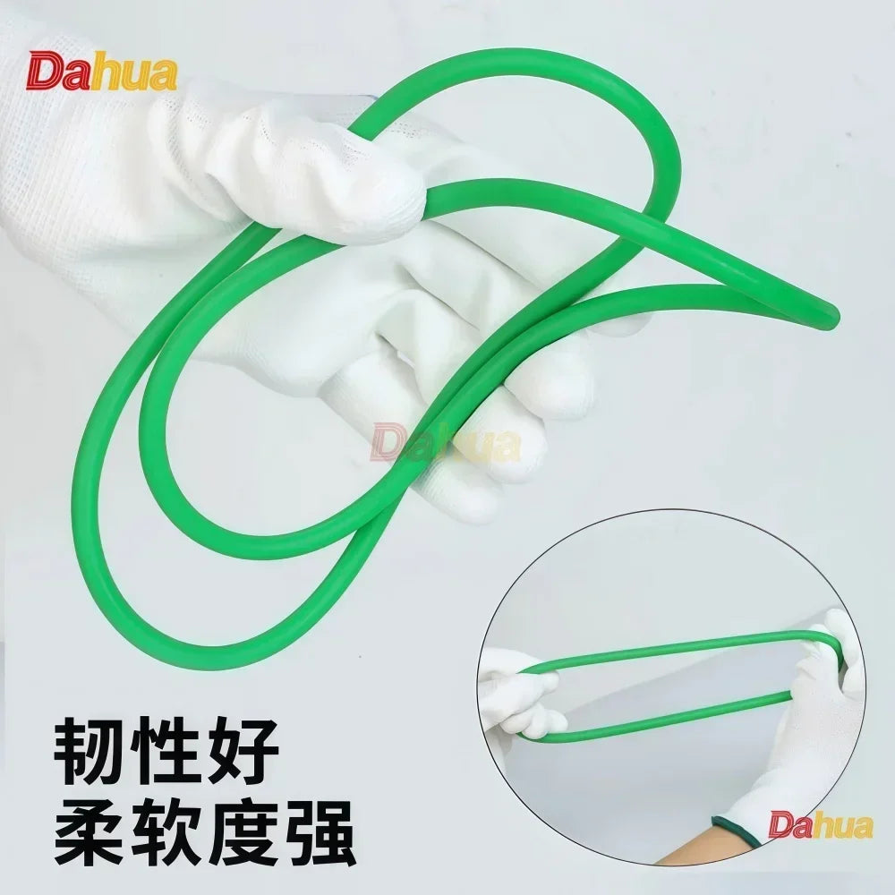 Seamless PU Round-Belt 4~4.5mm Anti-Slip Integrated Molding Conveyor Belt For Glass Tempering Furnace Small Packaging Machine
