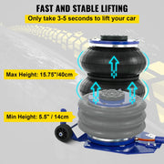 Load image into Gallery viewer, for CarTruck Van SUV Repair Tool SucceBuy 5Ton Triple Bag Air Jack Pneumatic Jack Inflatable Car Jack, Lifter Pneumatic Air Jack
