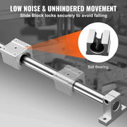 Load image into Gallery viewer, Amocart SFC 2PCS Linear Guide Rails SFC16 SFC20 1000/2000mm &amp; 4 Slide Blocks High Load-Bearing for DIY CNC Routers Lathes Mills

