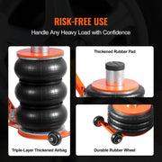 Load image into Gallery viewer, Amocart Air Jack 3/5 Ton Pneumatic Lifting Jack with Heightened Column Adjustable Handle Thick Rubber Pad for Sedan, SUV Pickup
