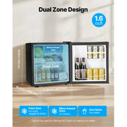 Load image into Gallery viewer, Amocart 48L 90L Mini Fridge Single Door Compact Refrigerator Adjustable Temperature Metal Shelf Energy Efficient Refrigerator
