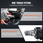 Load image into Gallery viewer, SucceBuy 3200W 750RPM Wet/Dry Diamond Core Drill Machine Concrete Core Drill Rig Stand Industrial Electric Core Drilling Machin - AMOCART
