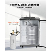 Bild in Galerie-Viewer laden, Amocart CO2 Tank 10 lbs New Aluminum Alloy Cylinder CO2 Air Tank with Light Spray Coating DOT Approved Cylinder for Draft Beer
