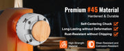 Bild in Galerie-Viewer laden, SucceBuy Metal Lathe Chuck 4-Jaw 2.75" or 3.75" Diameter Turning Machine Accessories Self-centering Tool for Precision Machining

