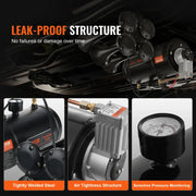 Load image into Gallery viewer, Amocart 12V Air Compressor with Tank 0.8Gal/3L Train Horn Air Compressor 120 psi Working Pressure Onboard Air Compressor System
