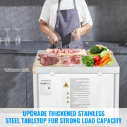 Load image into Gallery viewer, Amocart Commercial Frozen Refrigerator Sandwich Salad Prep Table 7.4Cu.Ft Food Prep Frost Free Refrigerator for Restaurant
