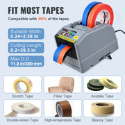 Load image into Gallery viewer, Amocart ZCUT-9 Automatic Tape Cutting Machine Paper Slitting Dispenser 6-60mm Adhesive Electric Tape Cutter for Product Package
