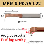 DMIX Internal Groove R Cutter Fine Boring Tool MKR Small Bore Arc Groove Cutter Machining Center Seal Ring Groove Tool