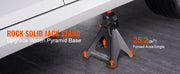 Load image into Gallery viewer, Amocart Jack Stands 3/6 Ton Capacity Car Jack Stands Double Locking Adjustable Height for lifting SUV Pickup Truck Car UTV ATV
