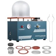 Load image into Gallery viewer, SucceBuy Vacuum Investing Casting Machine Convenient Oil Injection Port Precision Pressure Gauge 11 x 11in Workbench for Jewelry - AMOCART
