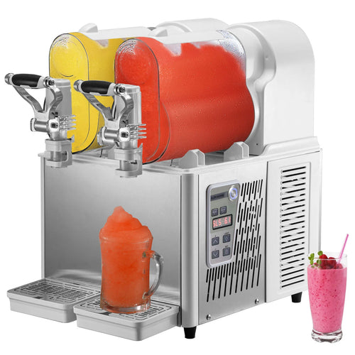 Amocart 3/6L Jar Commercial Slushie Machine Slush Maker Frozen Drink Dispenser Ice-Cool Juice Smoothie Granita Vending Machine