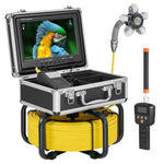 Amocart Sewer Camera 165 ft/50 m Self-Leveling Drain Inspection Camera with 9" 1080P HD Screen and 512Hz Locator for Duct Pipe