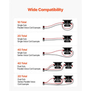 Load image into Gallery viewer, SucceBuy Monoblock Car Amplifier Class D Car Audio Amplifier with Remote Subwoofer Level Control Low Pass Filter and Bass Boost
